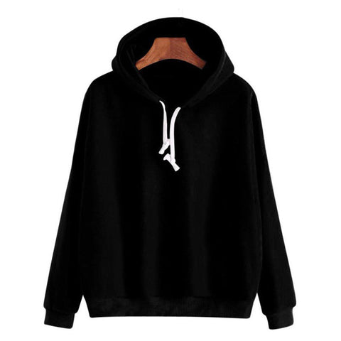 Image of 2019 Autumn Women Hoodie Casual Long Sleeve Hooded Pullover Sweatshirts Hooded Female Jumper Women Tracksuits Sportswear Clothes