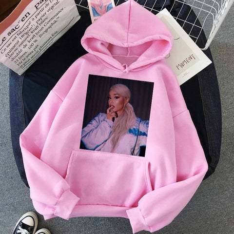 Image of Ariana Grande Thank You Next Harajuku Graphic Hoodie Women 90s Ullzang 7 Rings Funny Sweatshirt Don't Call Me Angel Hoody Female