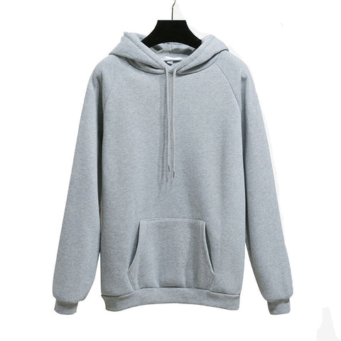 Image of Autumn Winter Fashion Solid color Harajuku Lotus root pink Pullover Thick Loose Women Hoodies Sweatshirts Female Casual