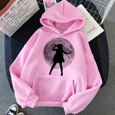 Image of Ariana Grande Thank You Next Harajuku Graphic Hoodie Women 90s Ullzang 7 Rings Funny Sweatshirt Don't Call Me Angel Hoody Female